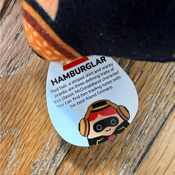 McDonald’s Squishmallows 2023 Hamburglar Plush - Picture 2 of 5